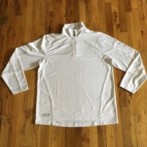 Izod PerformX White Half Zip Pullover NWOT